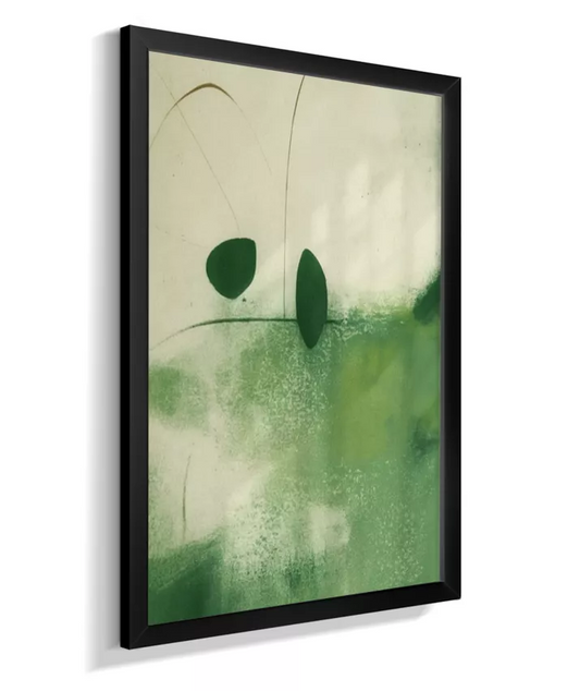 Quadro Abstrato Verde Orgânico AA819753