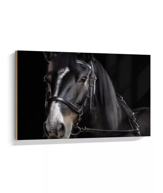 Quadro Decorativo Cavalo – Arte Animal Elegante para Sala ou Escritório A568943