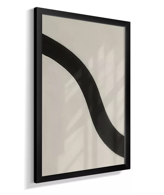 Linhas que Dançam – Quadro Abstrato Moderno para Sala ou Escritório AA842697