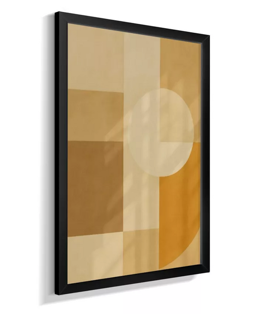 Formas em Movimento – Quadro Abstrato Moderno para Sala ou Escritório A186074