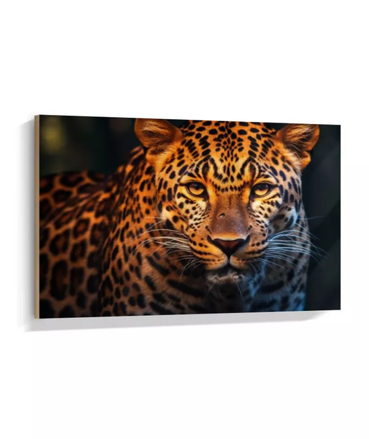 Quadro Decorativo Onça Realista – Arte Animal para Sala - A981623