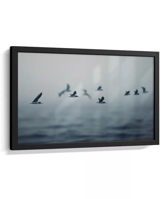 Quadro Decorativo Pássaros Voando – Arte Suave e Inspiradora para Sala ou Quarto A784239