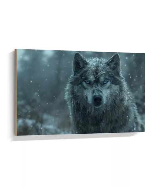 Quadro Decorativo Lobo – Arte Animal para Sala, jantar A826471