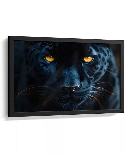 Quadro Decorativo Pantera – Arte Animal para Sala, Jantar e Escritório A839146