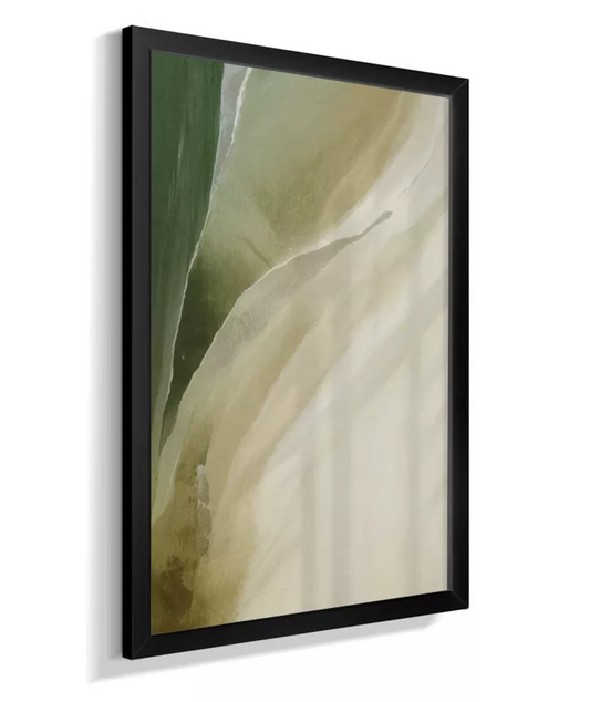 Brisa Verde – Quadro Abstrato em Tons Naturais para Sala ou Escritório A739248