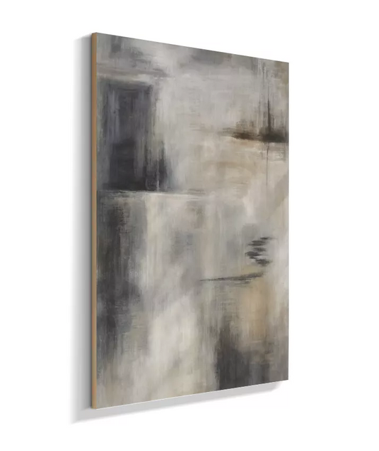Caminhos Fluídos – Arte Abstrata em Tons Neutros para Ambientes Sofisticados A894213